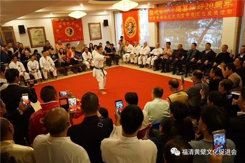 中日民间传统武术 空手道 文化交流活动在福清黄檗文化促进会举行
